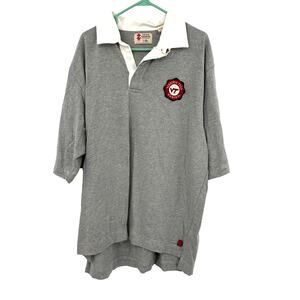 Izod Size XXL Polo Shirt Gray Virginia Tech Hokies University College School NWT